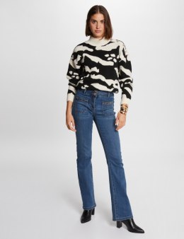 Morgan Sweater MFELIX BEIGE/NOIR