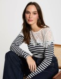 Morgan Blouse TMACO OFF WHITE/MARINE Morgan Blouse TMACO OFF WHITE/MARINE