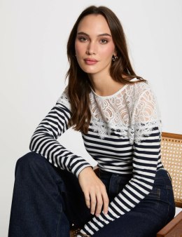 Morgan Blouse TMACO OFF WHITE/MARINE