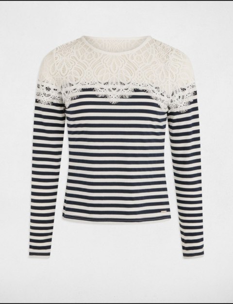Morgan Blouse TMACO OFF WHITE/MARINE Morgan Blouse TMACO OFF WHITE/MARINE