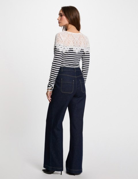 Morgan Blouse TMACO OFF WHITE/MARINE Morgan Blouse TMACO OFF WHITE/MARINE