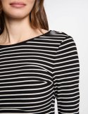 Morgan Blouse TMAKIA NOIR/OFF WHITE Morgan Blouse TMAKIA NOIR/OFF WHITE