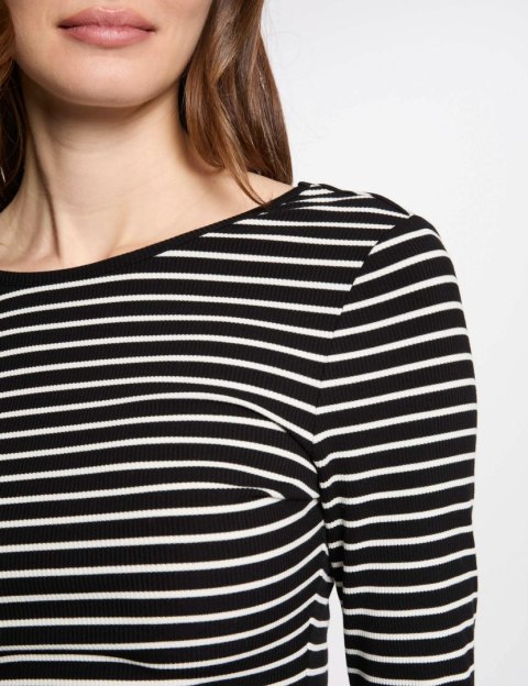 Morgan Blouse TMAKIA NOIR/OFF WHITE Morgan Blouse TMAKIA NOIR/OFF WHITE