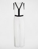 Morgan Pants PLISMA OFF WHITE/NOIR