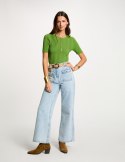 Morgan Pants PWIDE2 JEAN BLEACHED