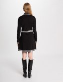 Morgan Dress RMCOCO NOIR/OFF WHITE