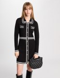 Morgan Dress RMCOCO NOIR/OFF WHITE