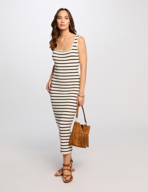 Morgan Dress RMDEBI IVOIRE/MARINE Morgan Dress RMDEBI IVOIRE/MARINE