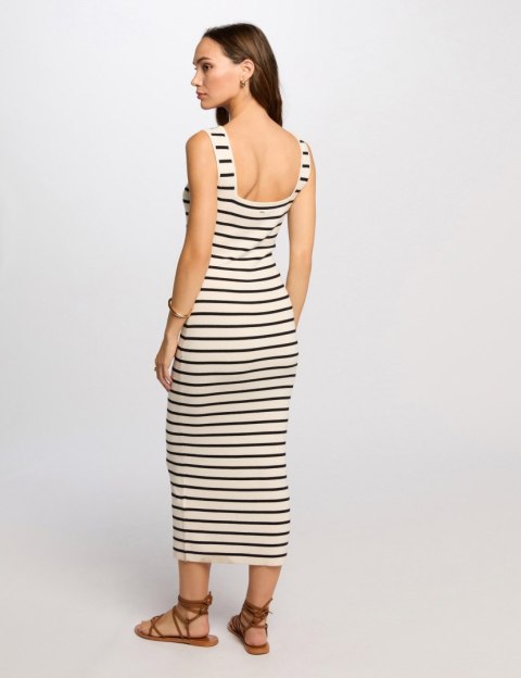 Morgan Dress RMDEBI IVOIRE/MARINE Morgan Dress RMDEBI IVOIRE/MARINE