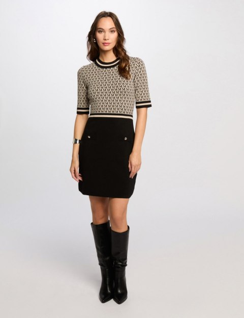 Morgan Dress RMESTEM ARGILE/NOIR Morgan Dress RMESTEM ARGILE/NOIR