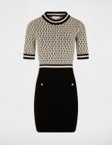 Morgan Dress RMESTEM ARGILE/NOIR