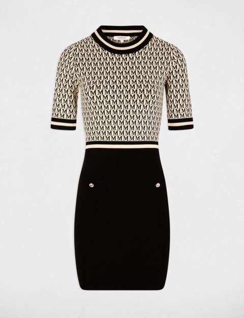Morgan Dress RMESTEM ARGILE/NOIR Morgan Dress RMESTEM ARGILE/NOIR