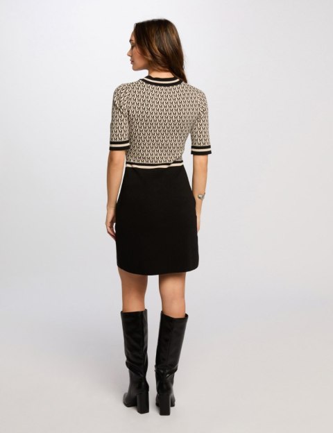 Morgan Dress RMESTEM ARGILE/NOIR Morgan Dress RMESTEM ARGILE/NOIR