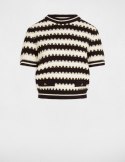 Morgan Sweater MBEAUTY OFF WHITE/NOIR