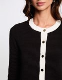 Morgan Sweater MBEYA NOIR/OFFWHITE
