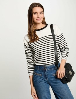 Morgan Sweater MELENE OFF WHITE/NOIR