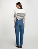 Morgan Sweter MELENE OFF WHITE/NOIR Morgan Sweter MELENE OFF WHITE/NOIR