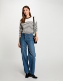 Morgan Sweter MELENE OFF WHITE/NOIR Morgan Sweter MELENE OFF WHITE/NOIR