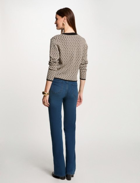 Morgan Sweter MESTA ARGILE/NOIR Morgan Sweter MESTA ARGILE/NOIR