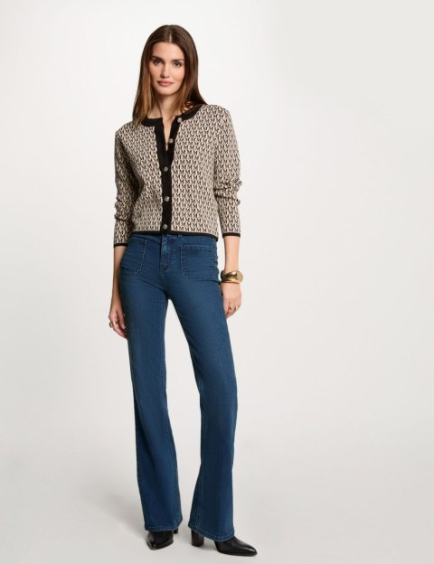 Morgan Sweter MESTA ARGILE/NOIR Morgan Sweter MESTA ARGILE/NOIR