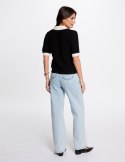Morgan Sweater MNESSY NOIR/IVOIRE