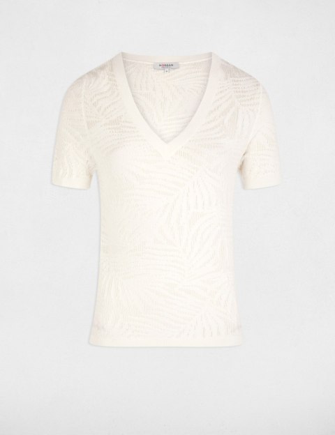 Morgan Sweter MPALM OFF WHITE Morgan Sweter MPALM OFF WHITE