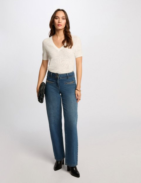 Morgan Sweter MPALM OFF WHITE Morgan Sweter MPALM OFF WHITE