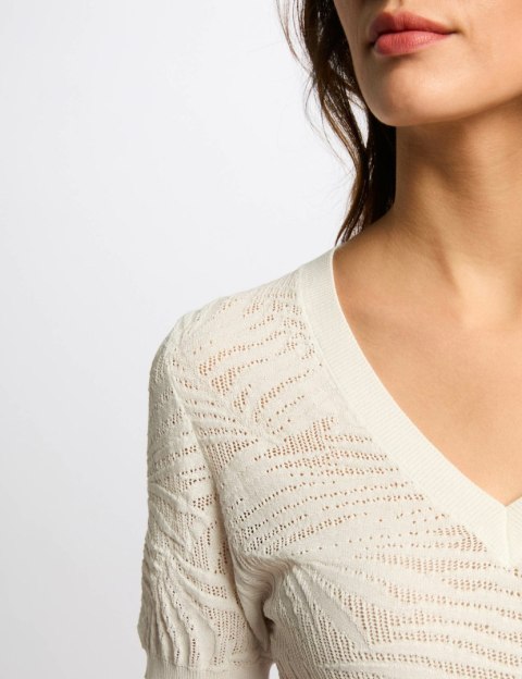 Morgan Sweter MPALM OFF WHITE Morgan Sweter MPALM OFF WHITE
