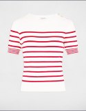 Morgan Sweater MTERI IVOIRE/CERISE