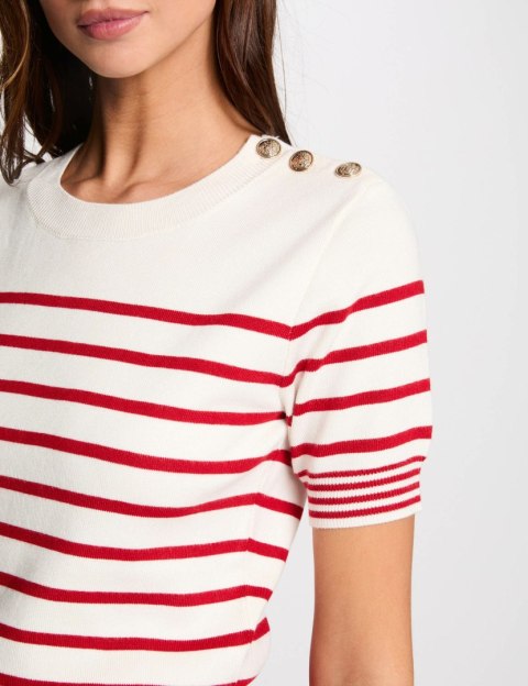 Morgan Sweater MTERI IVOIRE/CERISE Morgan Sweater MTERI IVOIRE/CERISE