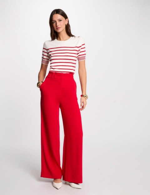 Morgan Sweater MTERI IVOIRE/CERISE Morgan Sweater MTERI IVOIRE/CERISE