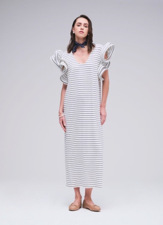 PIA B Dress ARIBI PANNA/BLU