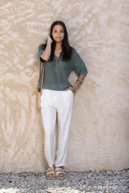 Lola Espeleta Pants LEPA180S25 OFF WHITE