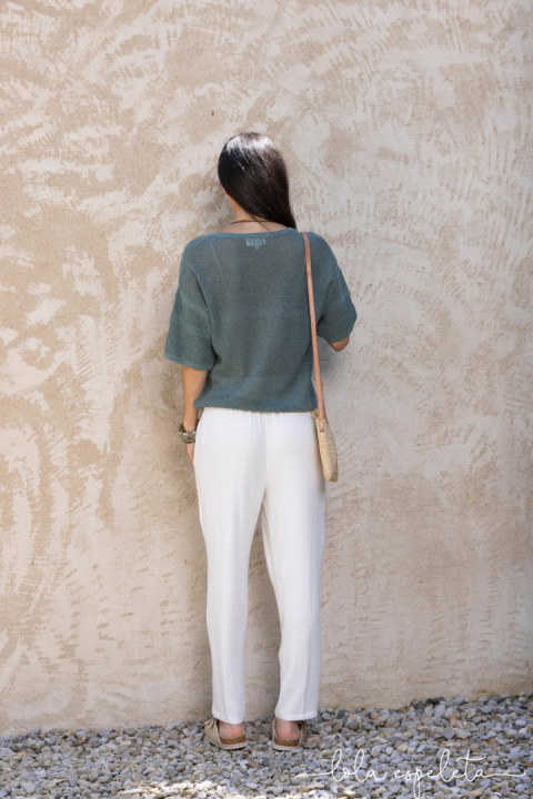 Lola Espeleta Pants LEPA180S25 OFF WHITE Lola Espeleta Pants LEPA180S25 OFF WHITE