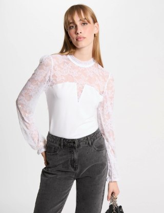 Morgan Bluzka TIMEL OFF WHITE