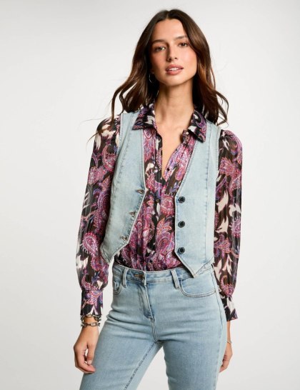 Morgan Kamizelka CFLA JEAN BLEACHED