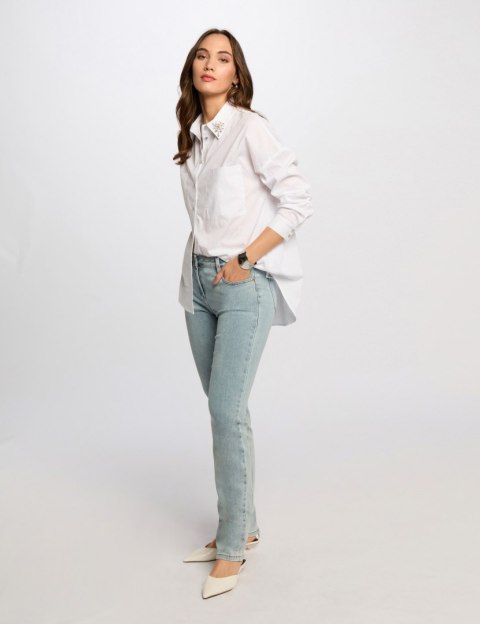 Morgan Pants PDROIT JEAN BLEACHED Morgan Pants PDROIT JEAN BLEACHED