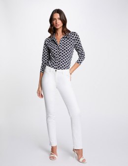 Morgan Spodnie PETROI1 OFF WHITE