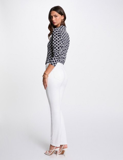 Morgan Spodnie PETROI1 OFF WHITE