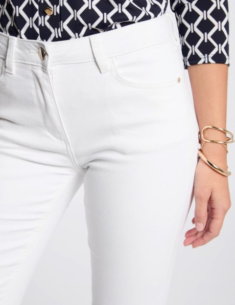 Morgan Spodnie PETROI1 OFF WHITE