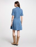 Morgan Dress RIXES DENIM STONE