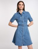Morgan Dress RIXES DENIM STONE