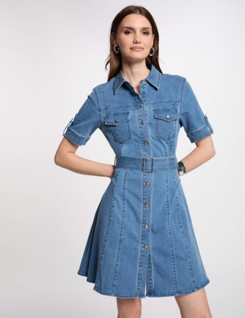 Morgan Dress RIXES DENIM STONE Morgan Dress RIXES DENIM STONE