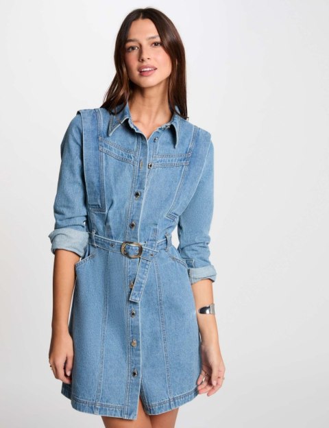 Morgan Dress RICOLI DENIM STONE Morgan Dress RICOLI DENIM STONE