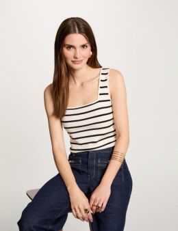 Morgan Sweater MDEBI IVOIRE/MARINE