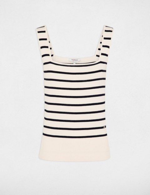Morgan Sweater MDEBI IVOIRE/MARINE Morgan Sweater MDEBI IVOIRE/MARINE