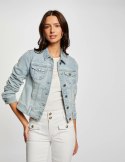 Morgan Vest VPOMI JEAN BLEACHED