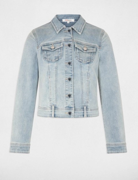 Morgan Vest VPOMI JEAN BLEACHED Morgan Vest VPOMI JEAN BLEACHED