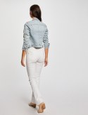 Morgan Vest VPOMI JEAN BLEACHED