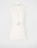 Morgan Vest VROSSO.F OFF WHITE